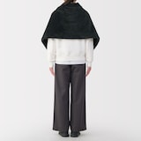 再生ポリエステルあったかボア　ケープ