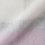 ふっくらウール　大判ストール（チェック）