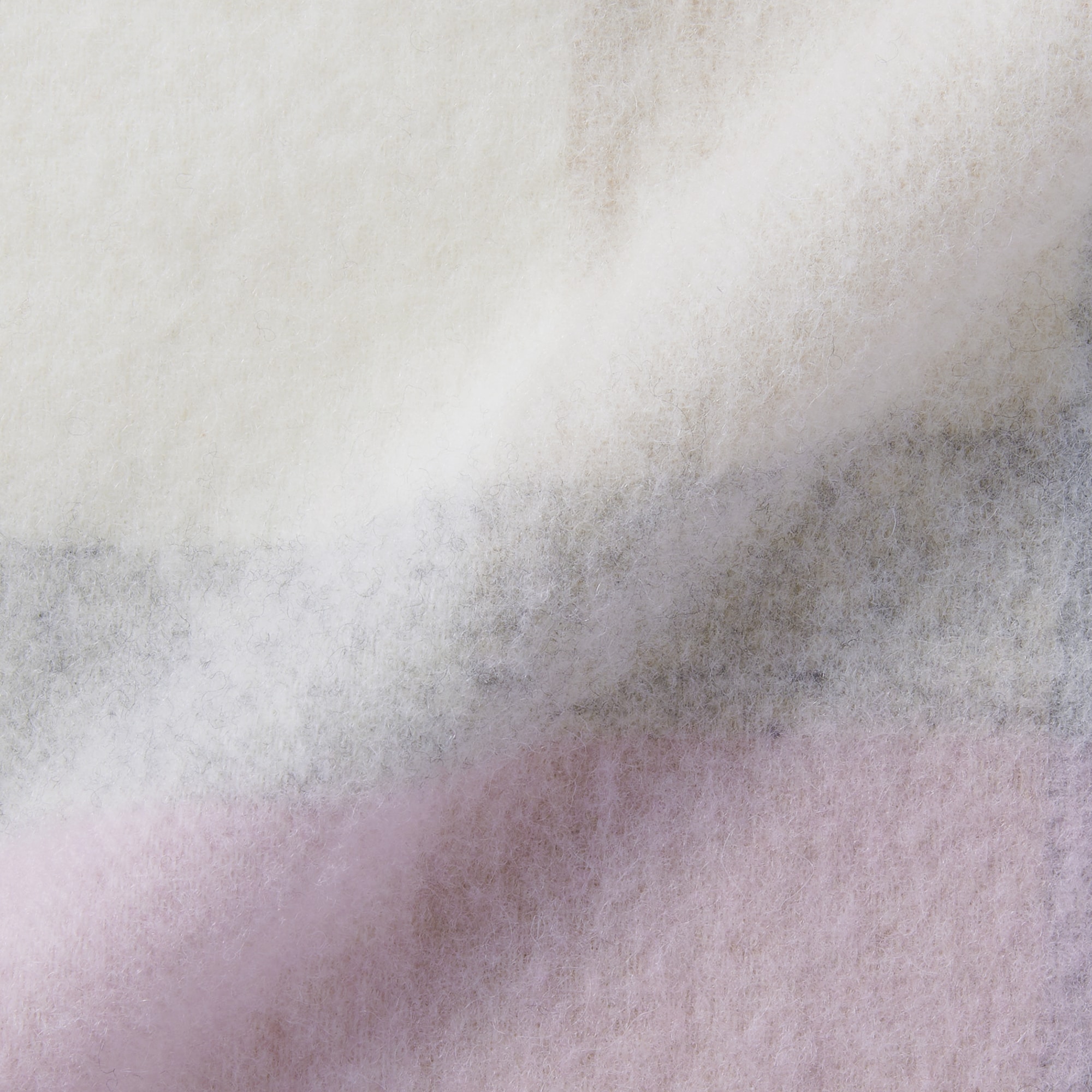 ふっくらウール　大判ストール（チェック）