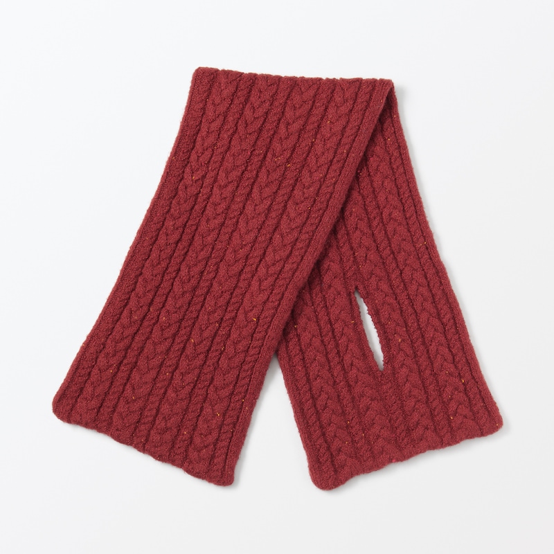 ＜キッズ＞　再生ポリエステル混のびのび　マフラー