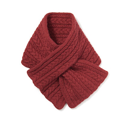 ＜キッズ＞　再生ポリエステル混のびのび　マフラー