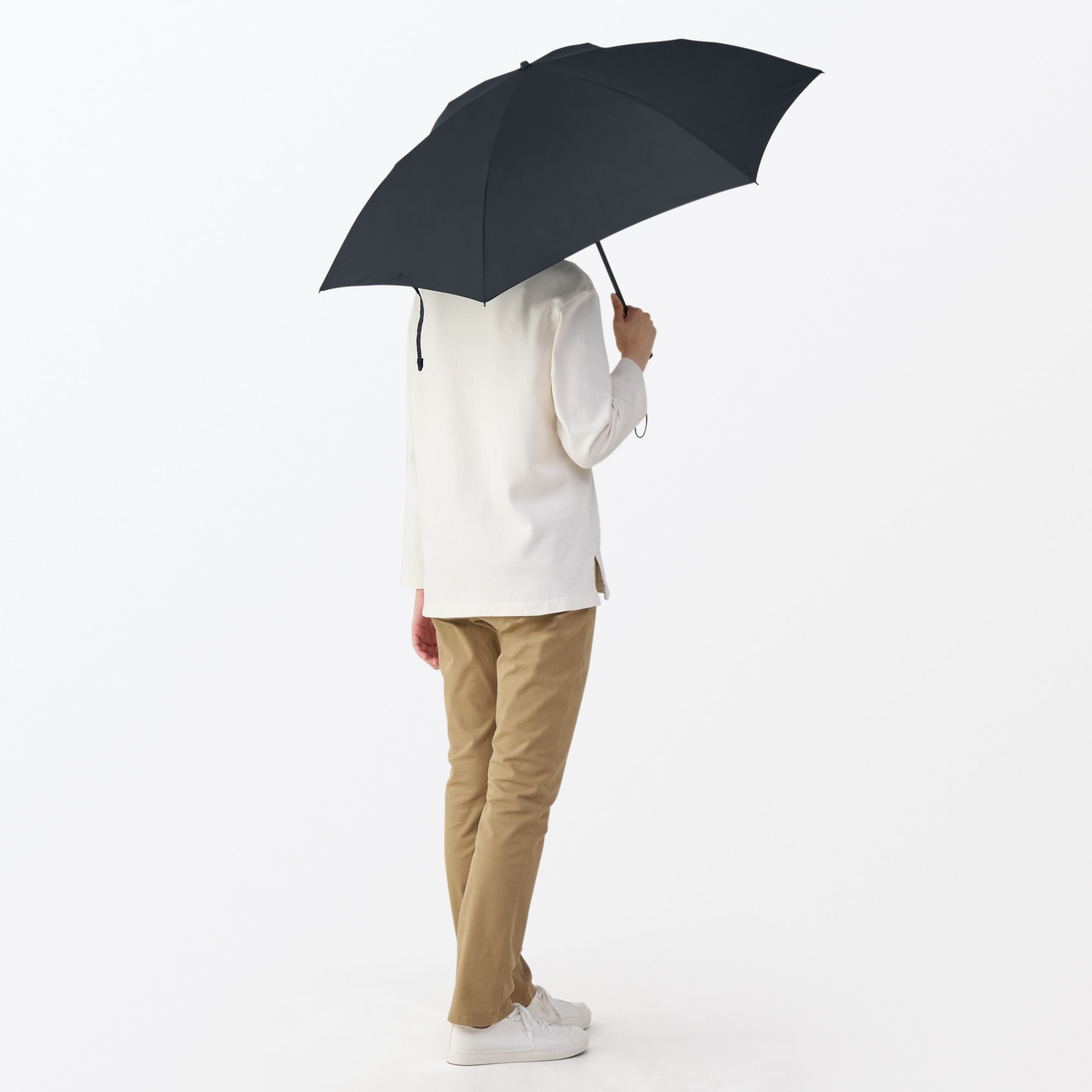 晴雨兼用　２通りにたためる　折りたたみ傘