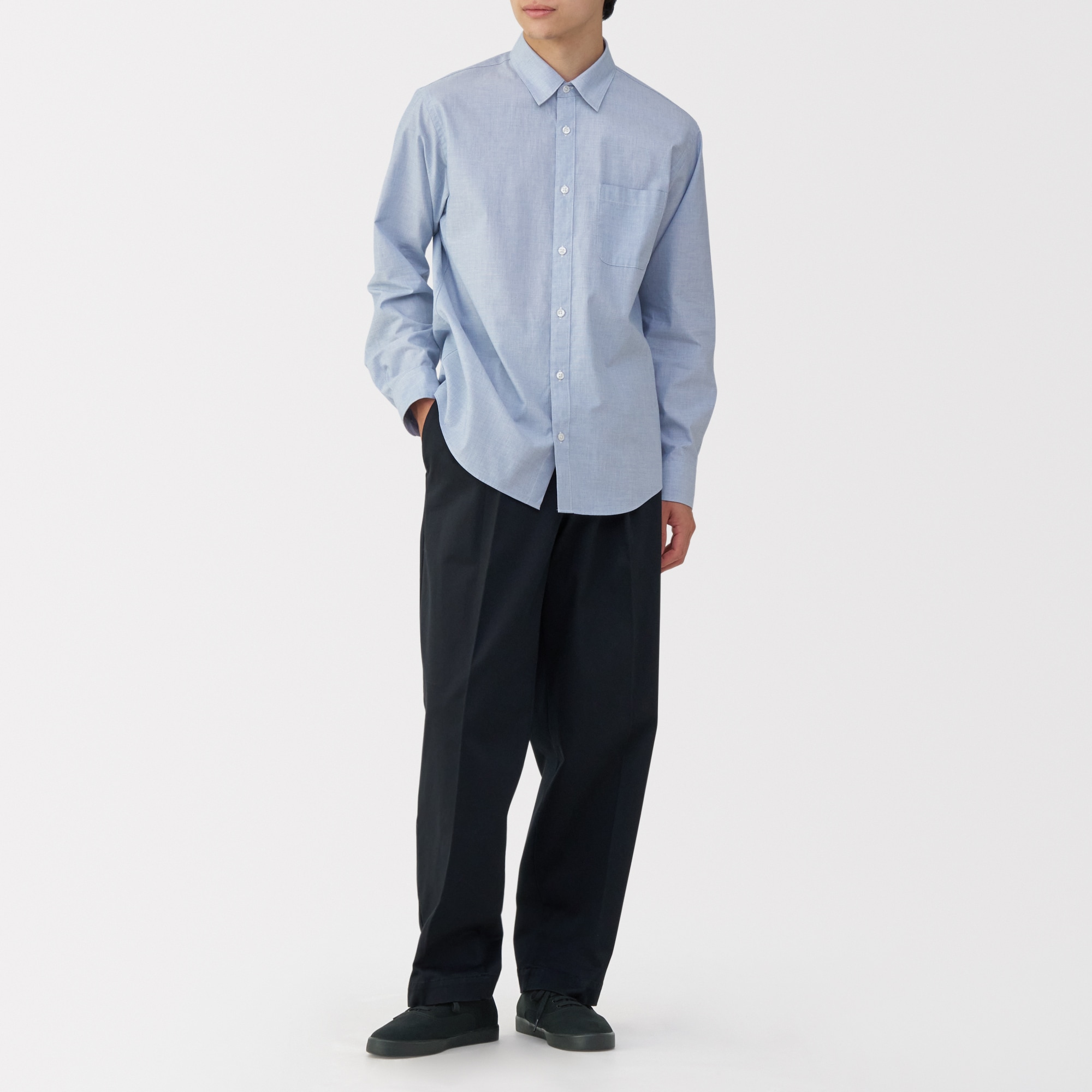 紳士　柔らかい中敷を使用した　撥水キャンバススニーカー