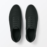 紳士　柔らかい中敷を使用した　撥水キャンバススニーカー