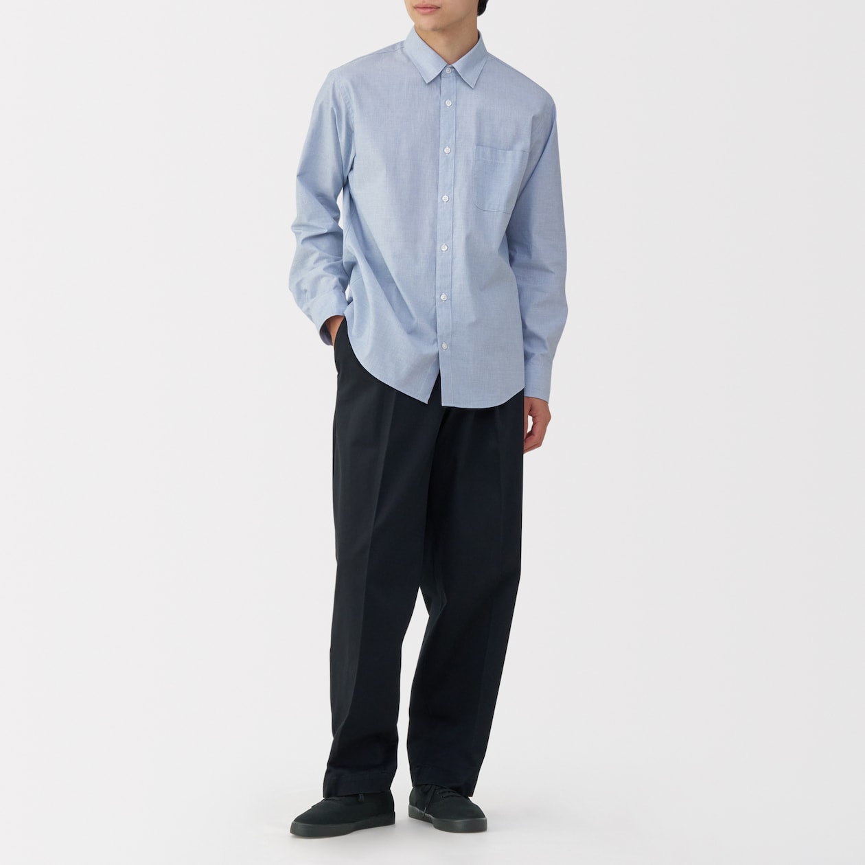 紳士　柔らかい中敷を使用した　撥水キャンバススニーカー