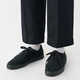 紳士　柔らかい中敷を使用した　撥水キャンバススニーカー