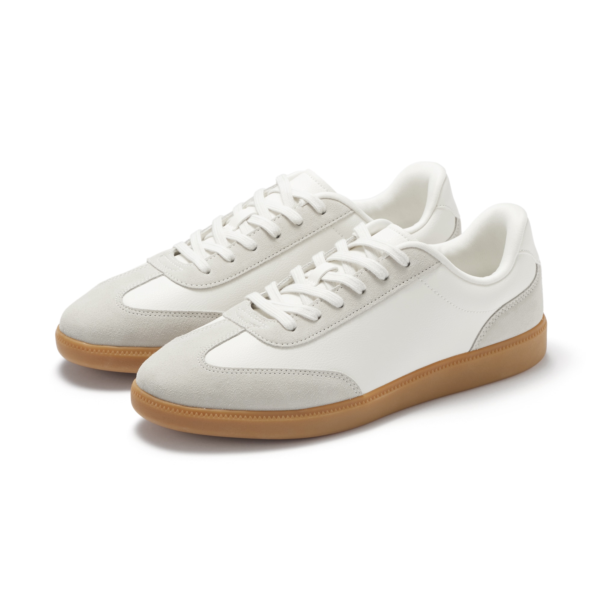 紳士　柔らかい中敷を使用した　コンビネーションスニーカー