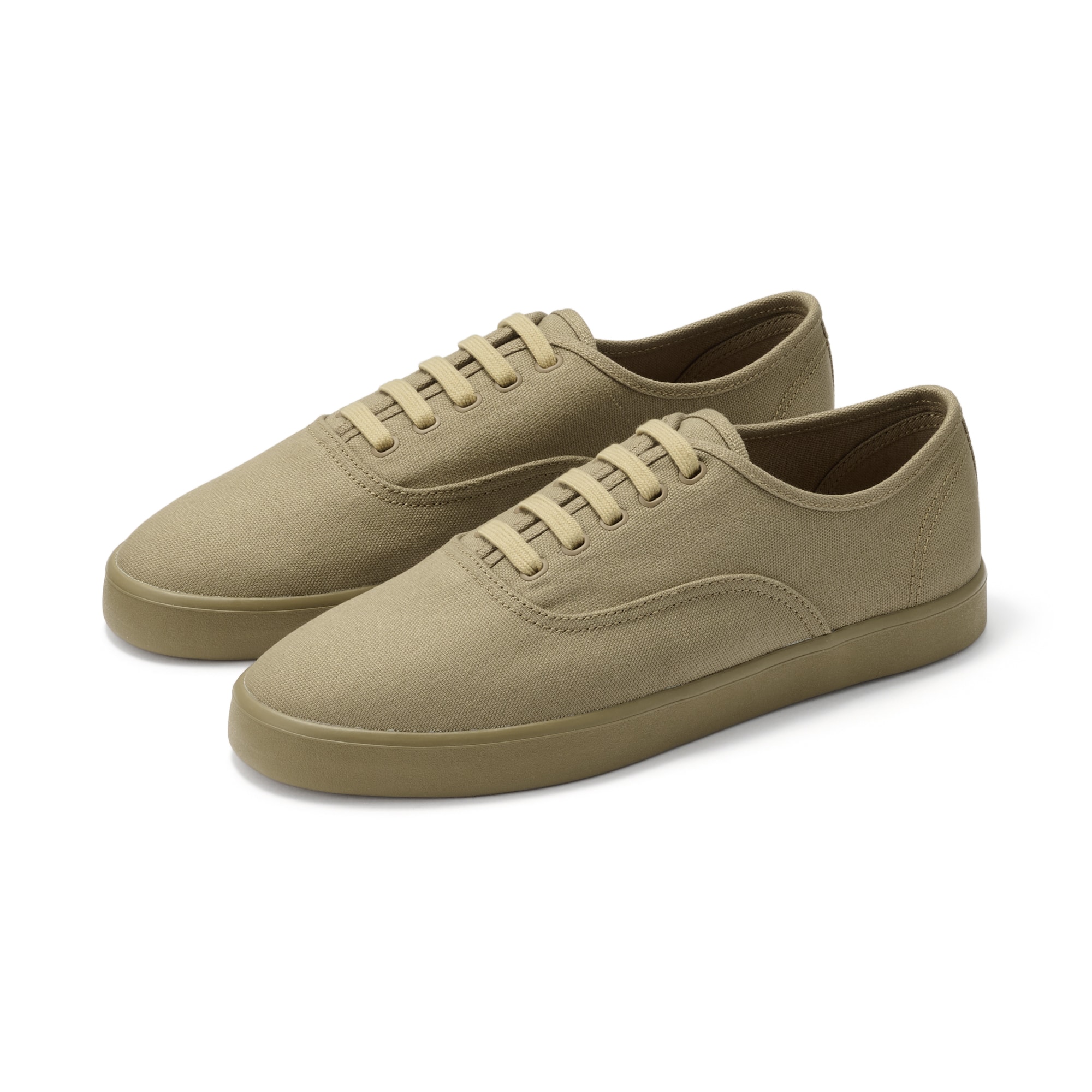 婦人 柔らかい中敷を使用した 撥水キャンバススニーカー | 無印良品