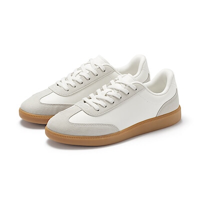 婦人　柔らかい中敷を使用した　コンビネーションスニーカー