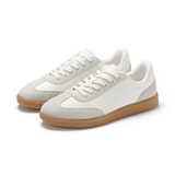 婦人　柔らかい中敷を使用した　コンビネーションスニーカー