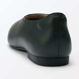 婦人　疲れにくい　レザー深履きシューズ