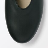 婦人　疲れにくい　レザー深履きシューズ