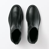 婦人　レザーチェルシーブーツ