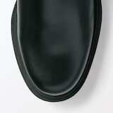 婦人　レザーチェルシーブーツ