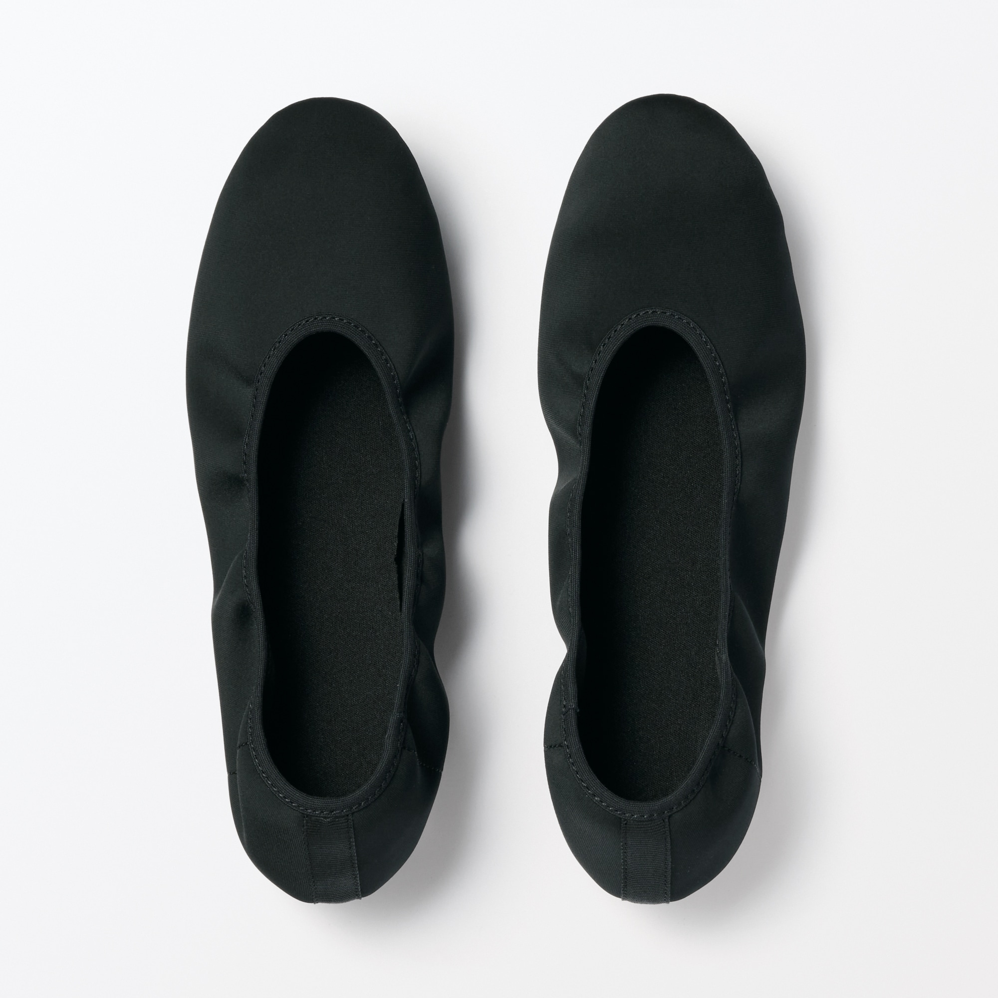 婦人　撥水フラットバレエシューズ