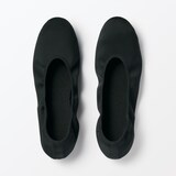 婦人　撥水フラットバレエシューズ