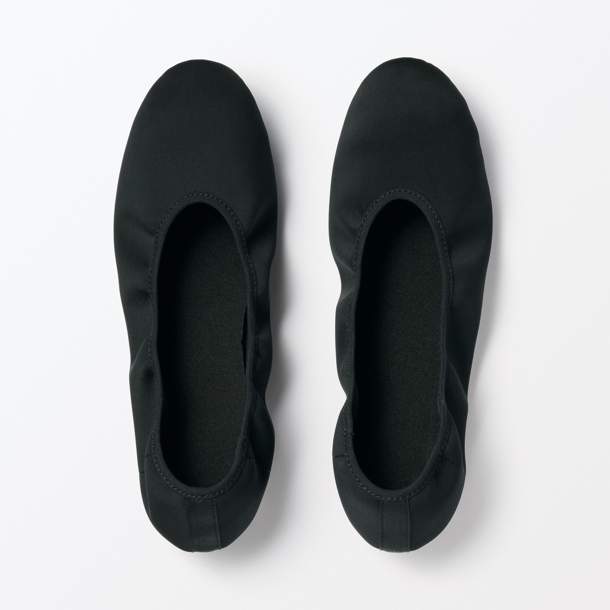 婦人　撥水フラットバレエシューズ