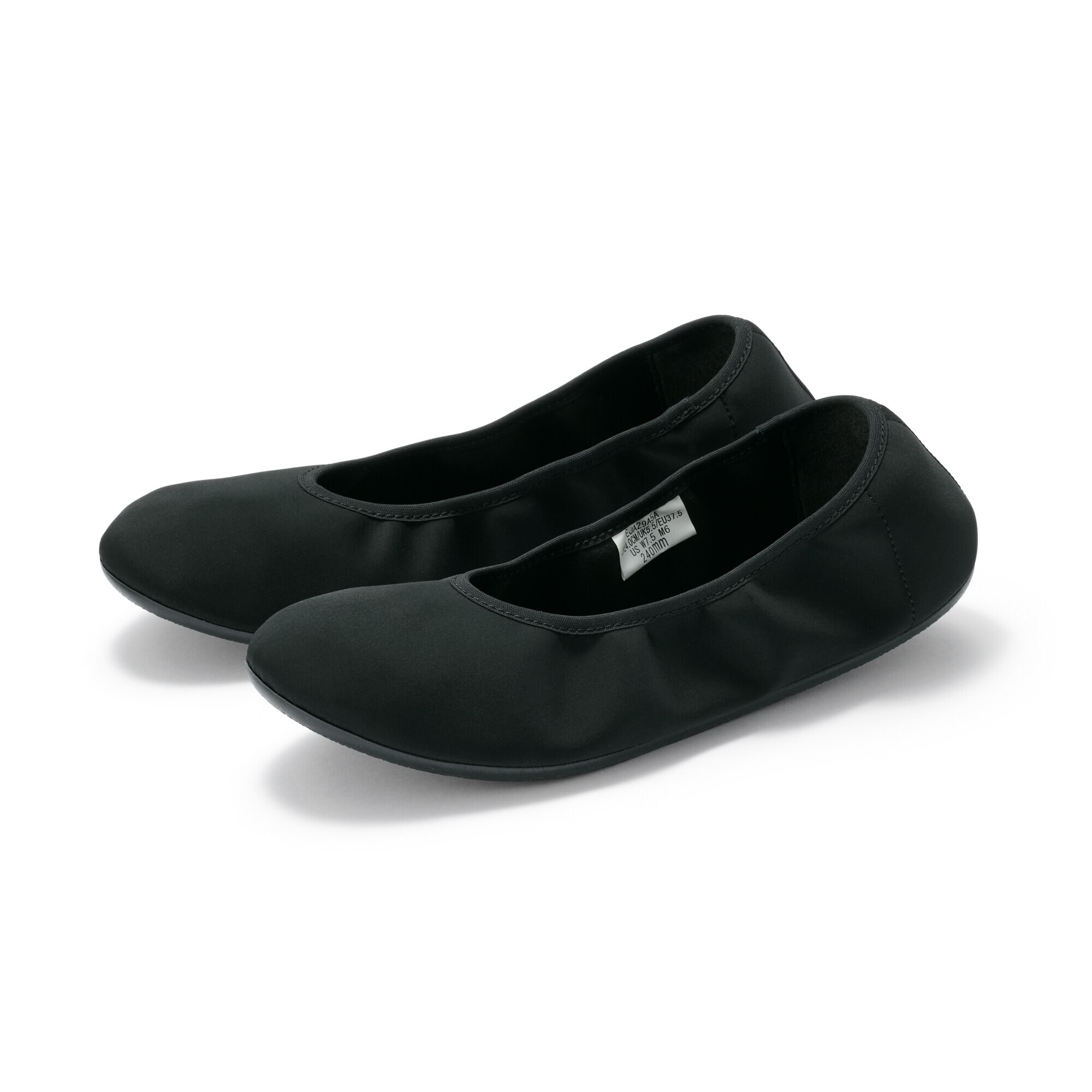 婦人　撥水フラットバレエシューズ