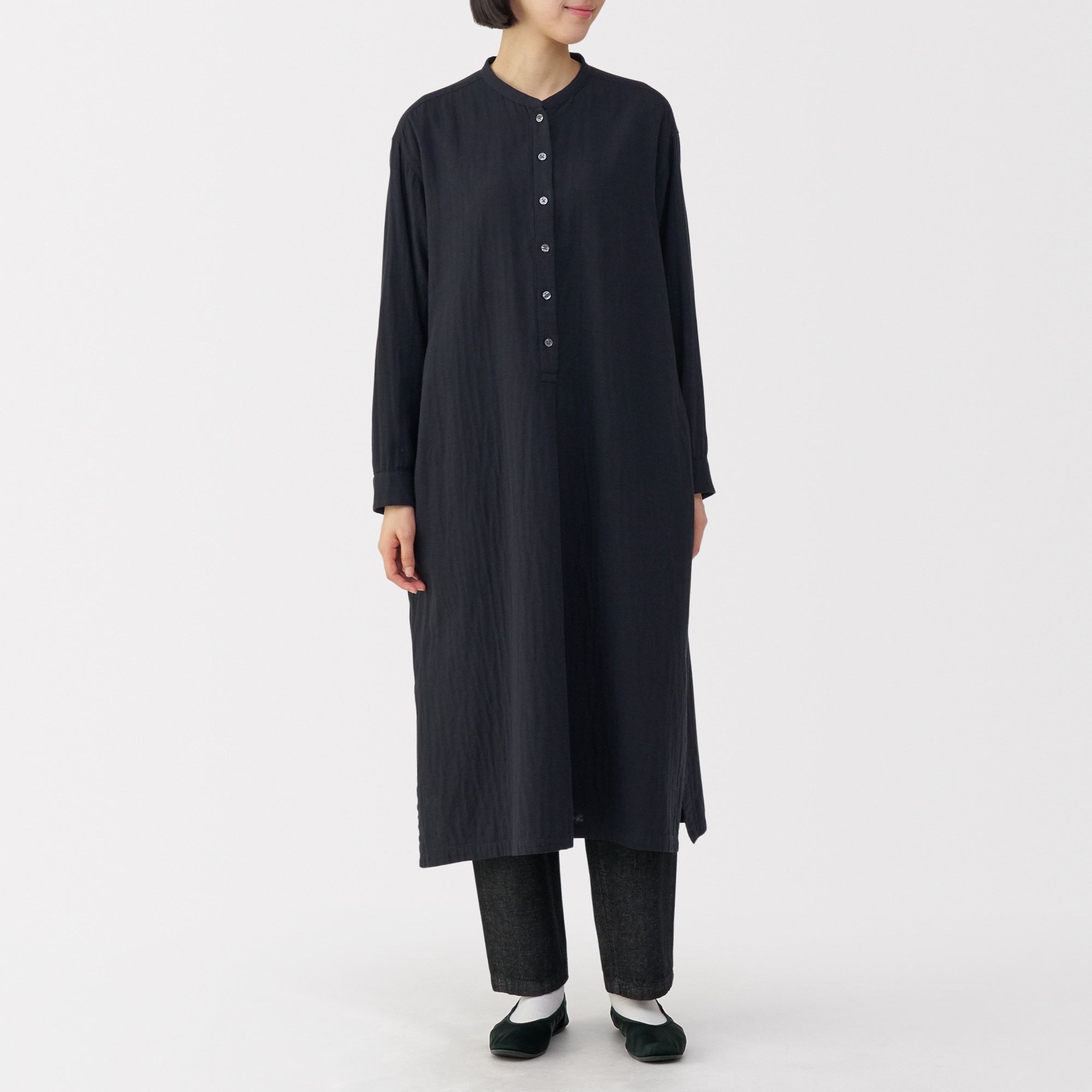 婦人　撥水フラットバレエシューズ