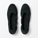 婦人　撥水フラットバレエシューズ