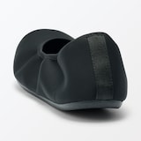 婦人　撥水フラットバレエシューズ