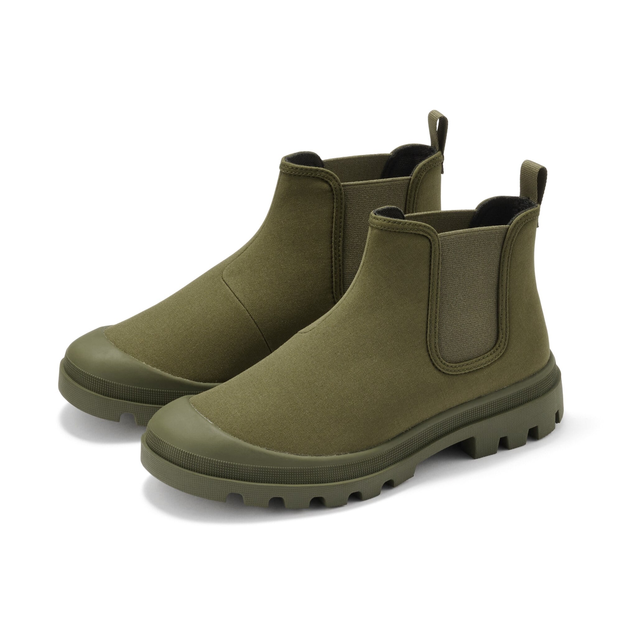 婦人　柔らかい中敷を使用した　撥水サイドゴアブーツ