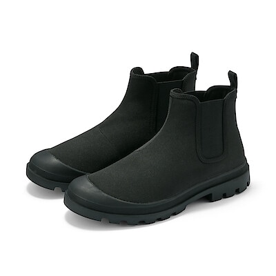 紳士　柔らかい中敷を使用した　撥水サイドゴアブーツ