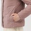 婦人　軽量ダウンポケッタブルノーカラージャケット