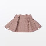 婦人　軽量ダウンポケッタブルノーカラージャケット