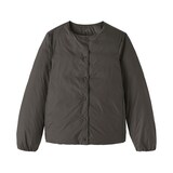 婦人　軽量ダウンポケッタブルノーカラージャケット