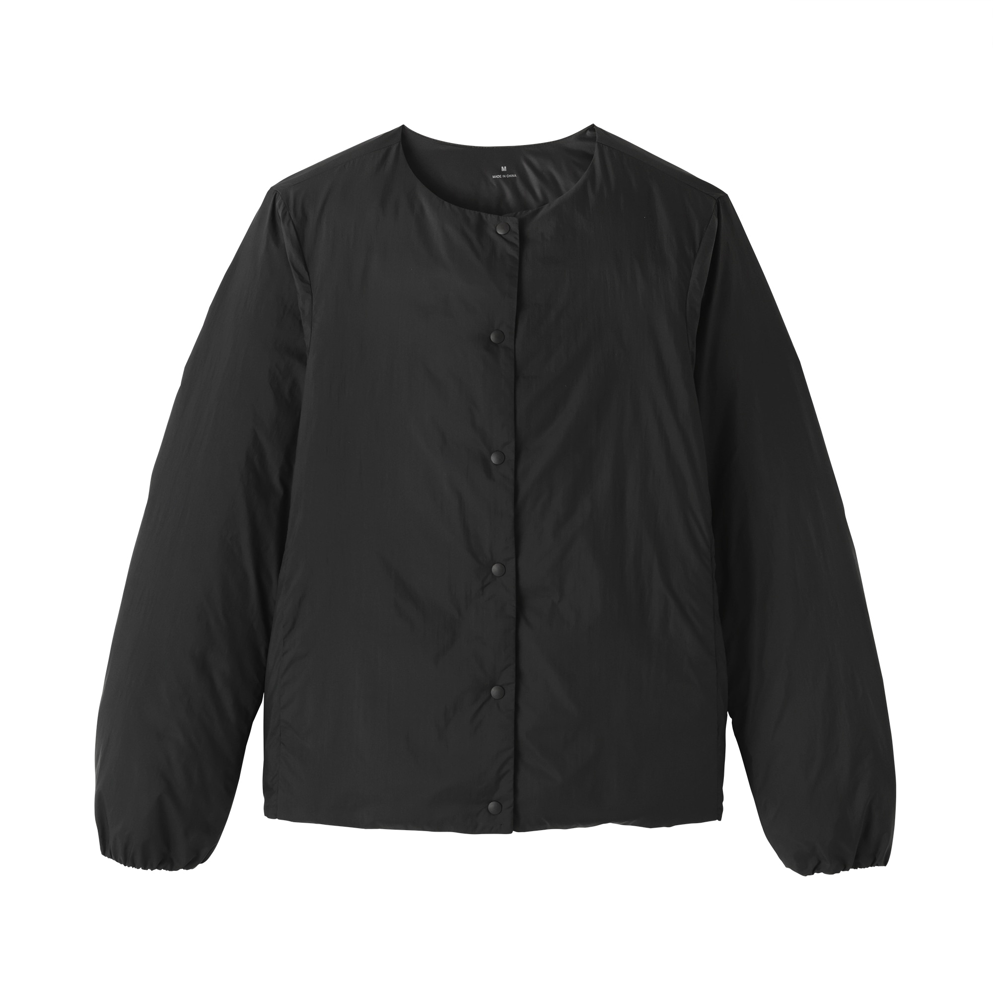 MUJI Labo 軽量フレンチダウンポケッタブル ノーカラージャケット 婦人 軽量ダウンポケッタブルノーカラージャケット | 無印良品