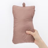 婦人　軽量ダウンポケッタブルノーカラージャケット