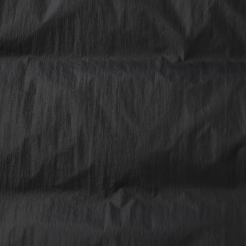 婦人　軽量ダウンポケッタブルノーカラーロングベスト