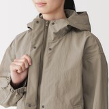 婦人　撥水ＵＶカットポケッタブルフードジャケット