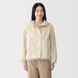 婦人　撥水ＵＶカットポケッタブルフードジャケット