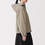 婦人　撥水ＵＶカットポケッタブルフードジャケット