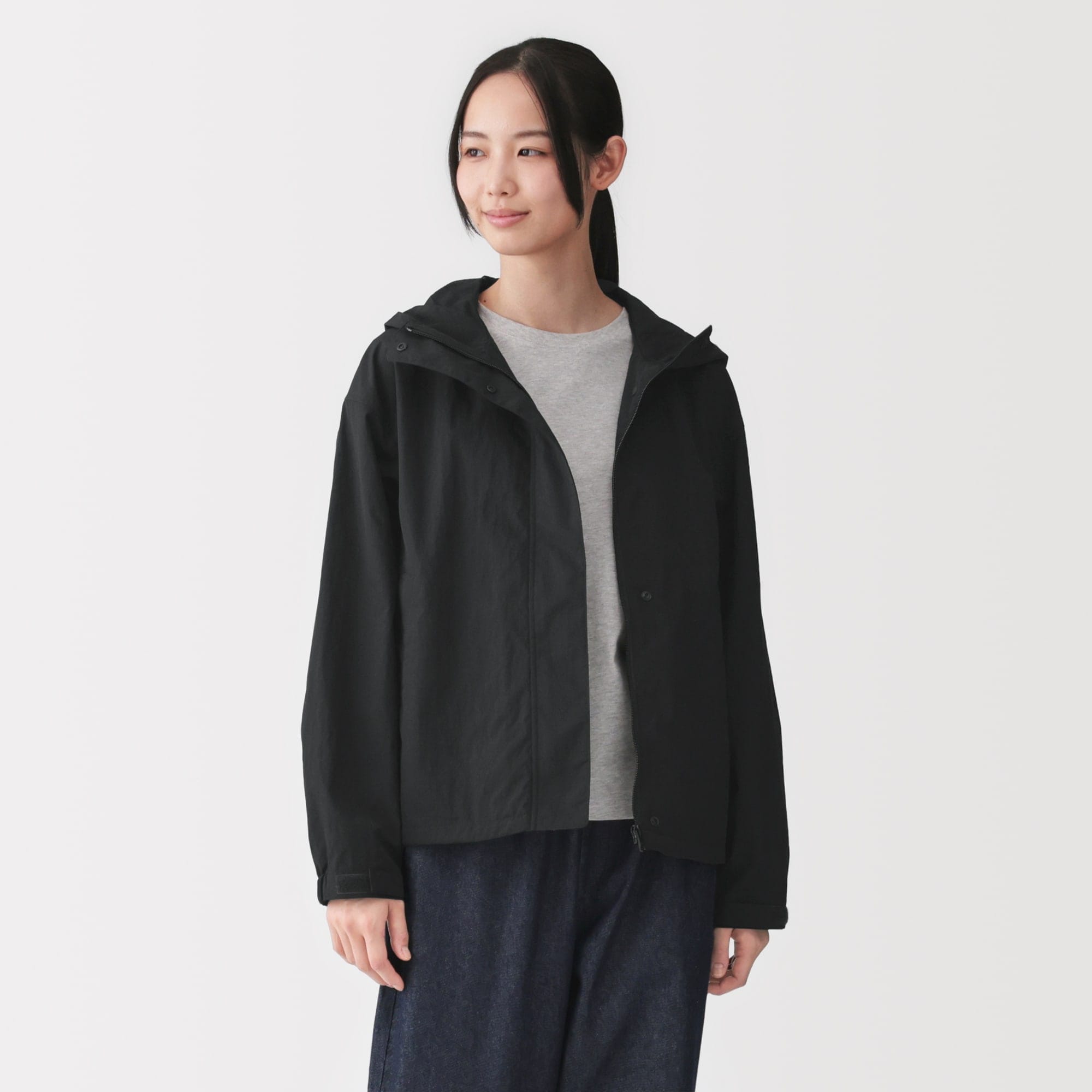 婦人 撥水UVカットポケッタブルフードジャケット | 無印良品