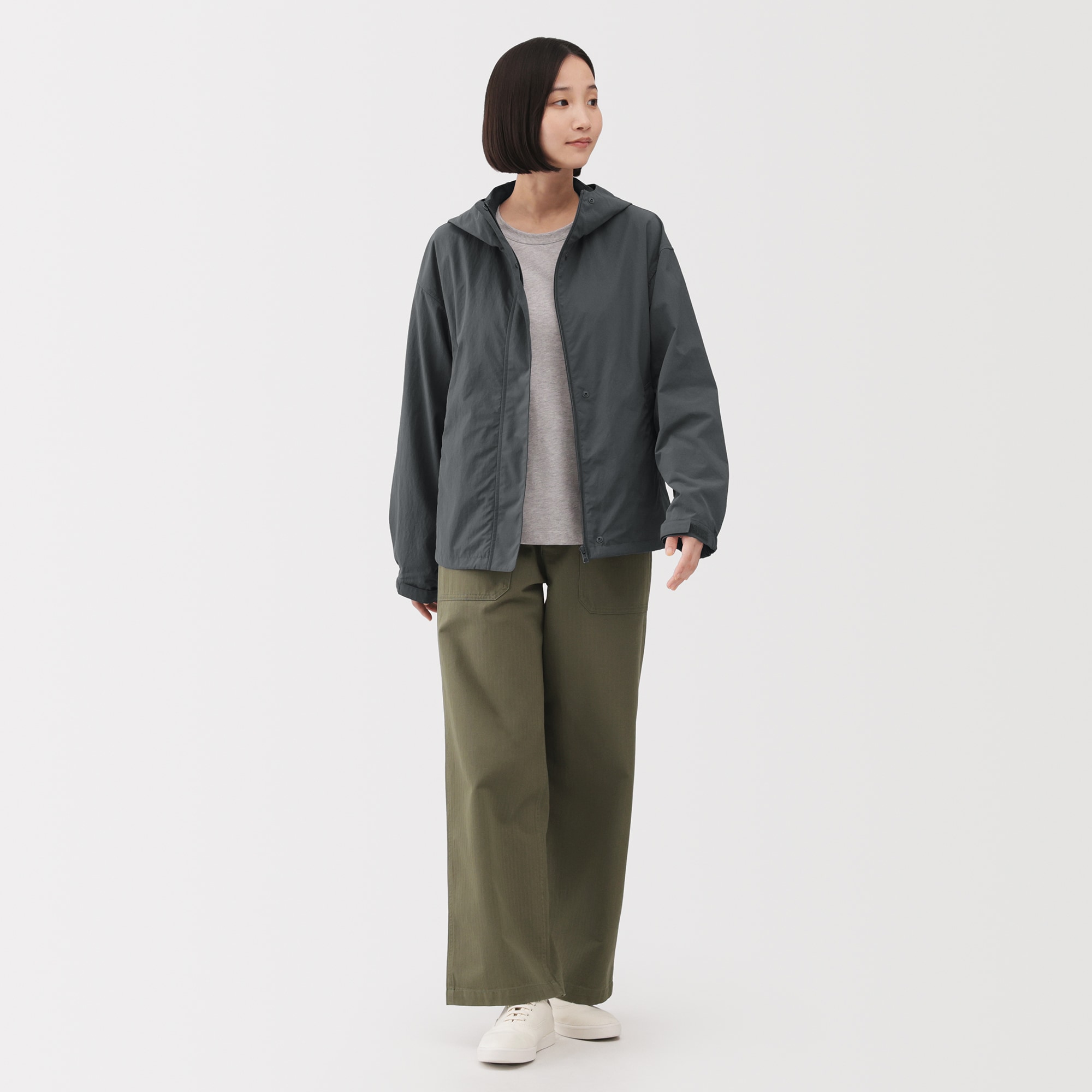 婦人 撥水UVカットポケッタブルフードジャケット | 無印良品