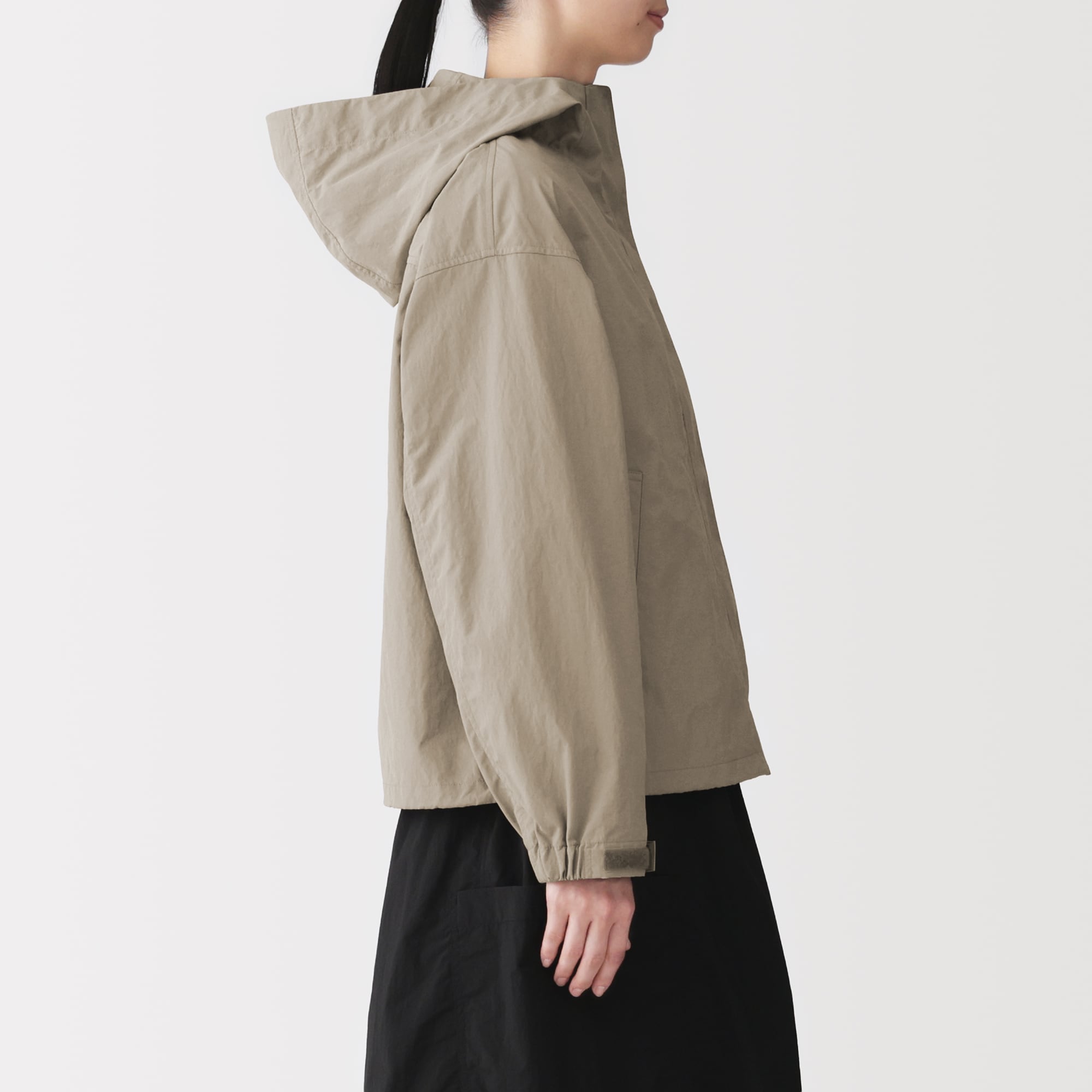 婦人 撥水UVカットポケッタブルフードジャケット | 無印良品