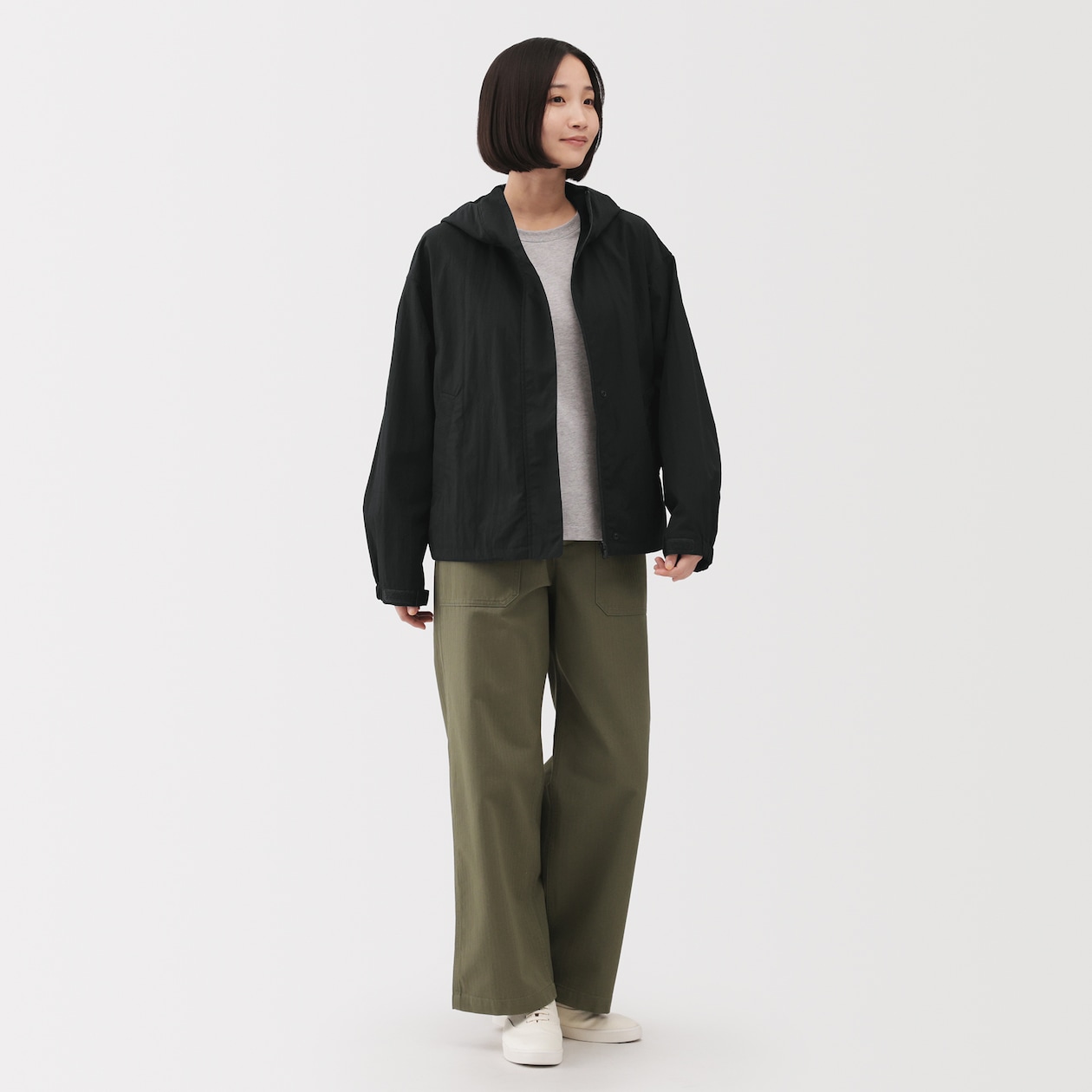 婦人　撥水ＵＶカットポケッタブルフードジャケット