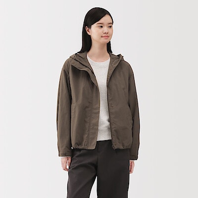 婦人　撥水ＵＶカットポケッタブルフードジャケット