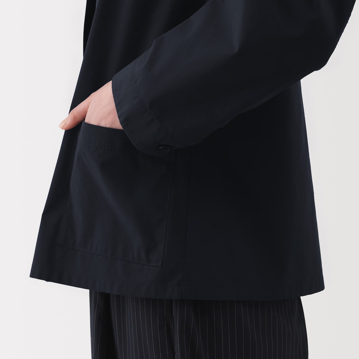 婦人　乾きやすい　ブロード　シャツジャケット