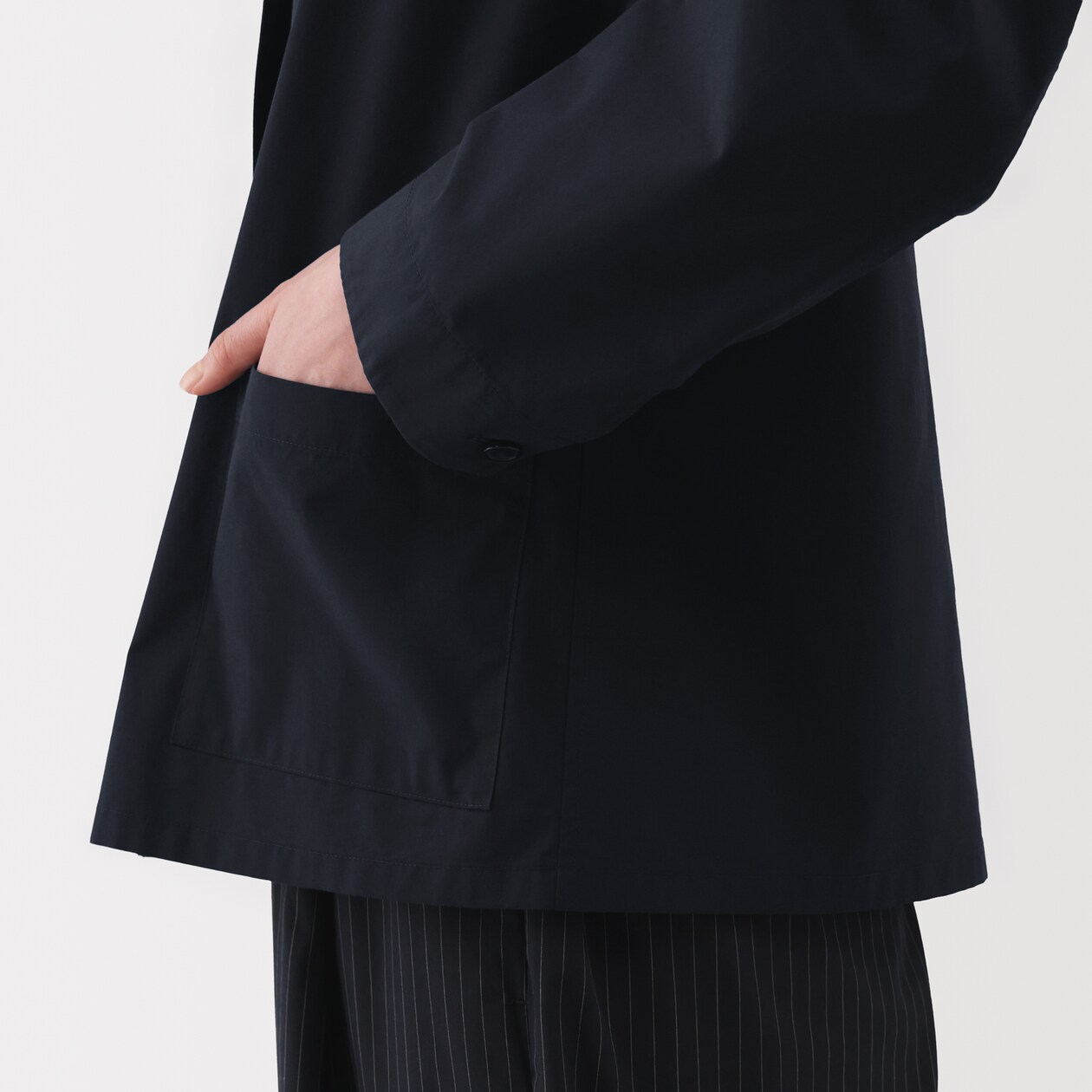 婦人　乾きやすい　ブロード　シャツジャケット
