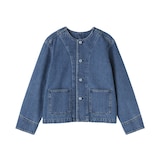 婦人　木の実から作ったカポック混デニムジャケット　