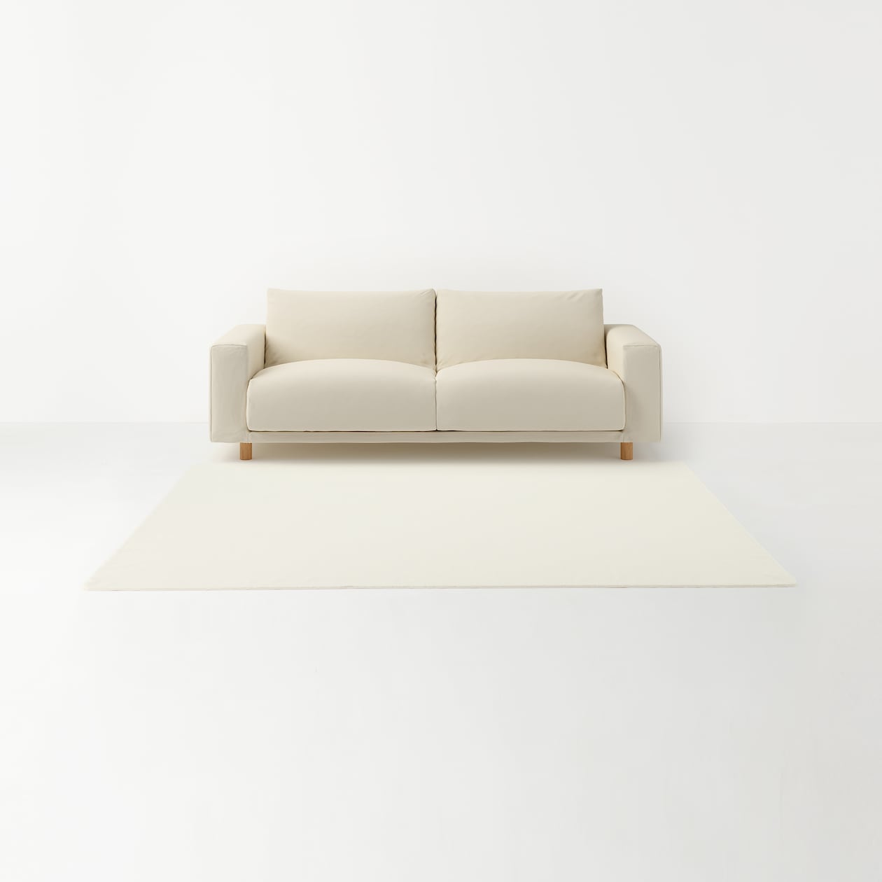 再生ポリエステル　あたたかファイバーマルチラグ　２０５×２４５