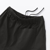 婦人　洗いざらし　コットンイージーテーパードパンツ