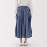 婦人　綿ボイル　ギャザースカート