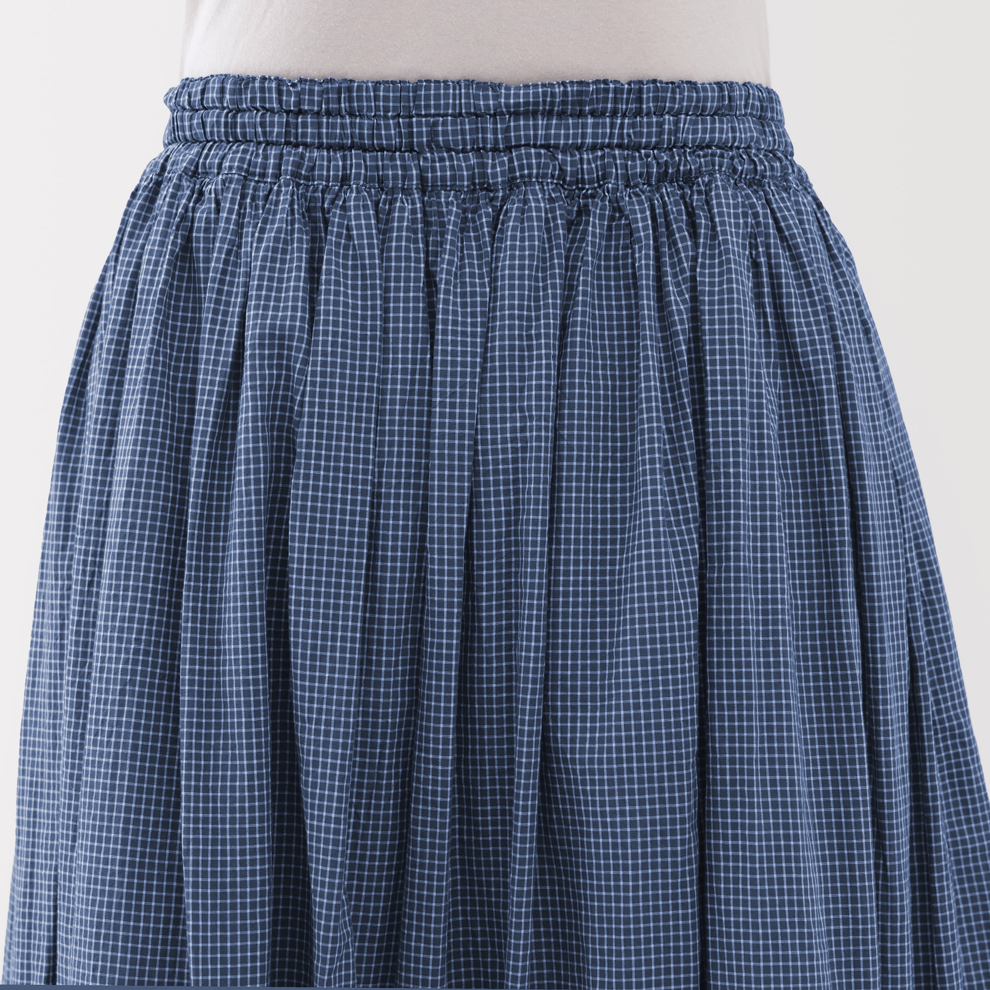 婦人　綿ボイル　ギャザースカート