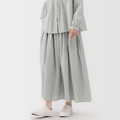 【７月下旬発売予定】婦人　綿ボイル　ギャザースカート
