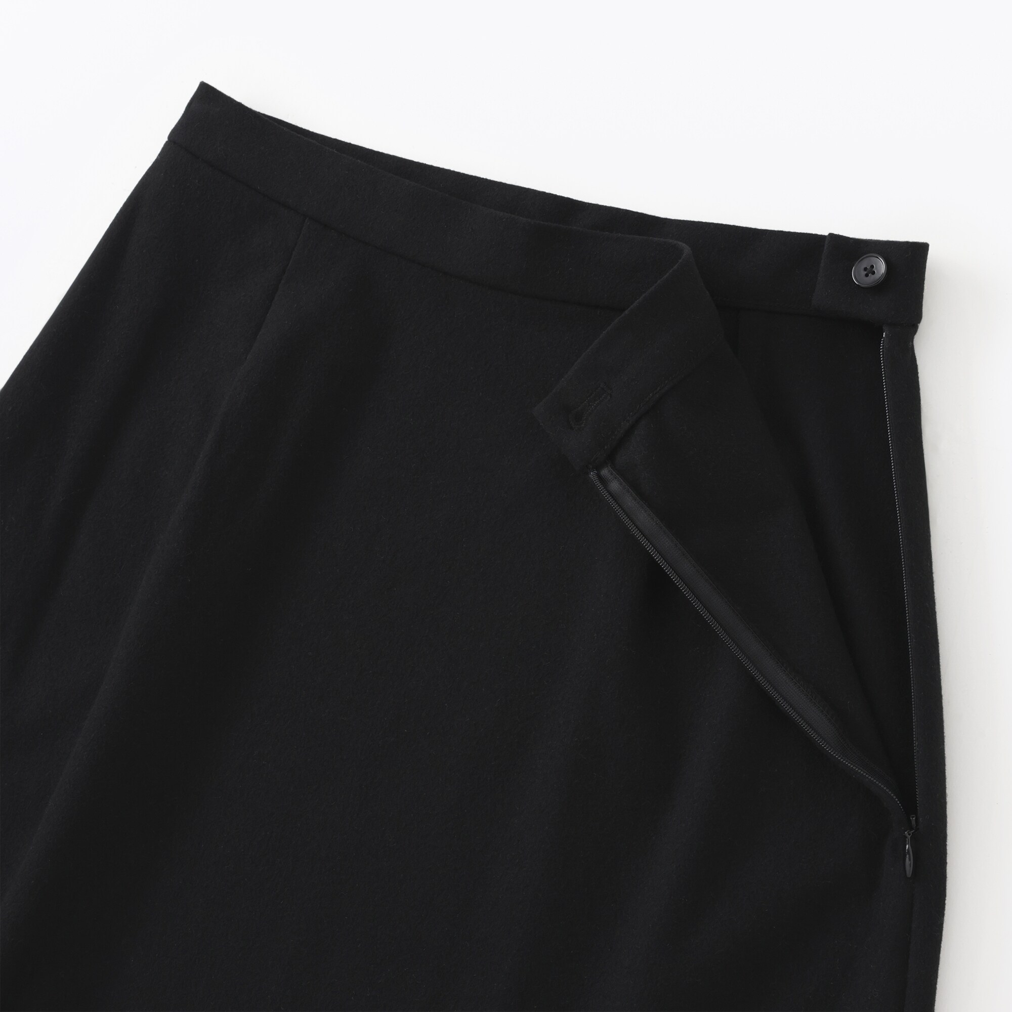 婦人　縦横ストレッチ起毛　フレアスカート